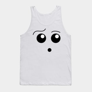 funny face curiosity Tank Top